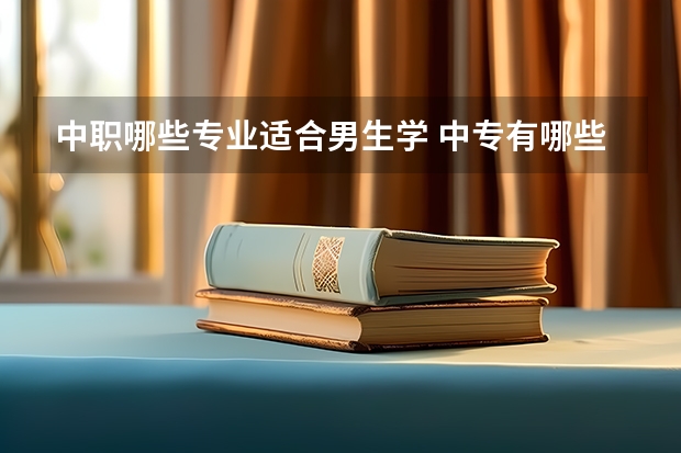 中职哪些专业适合男生学 中专有哪些专业适合男生