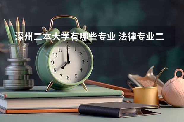 深州二本大学有哪些专业 法律专业二本有哪些学校