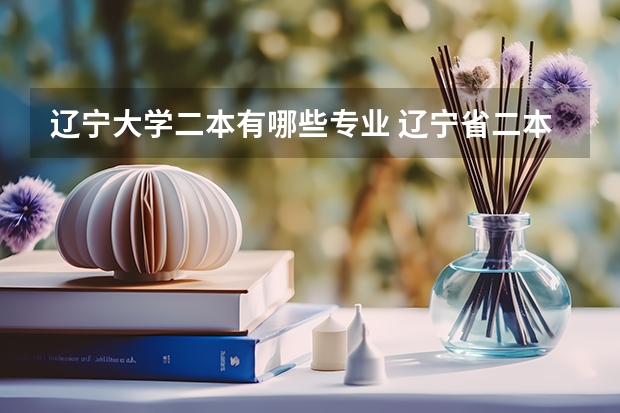 辽宁大学二本有哪些专业 辽宁省二本大学有哪些