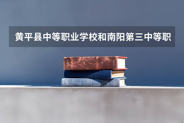 黄平县中等职业学校和南阳第三中等职业学校哪个好 谁更厉害