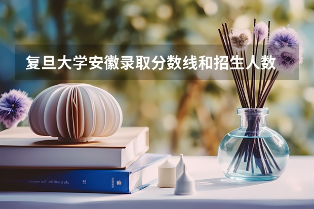 复旦大学安徽录取分数线和招生人数