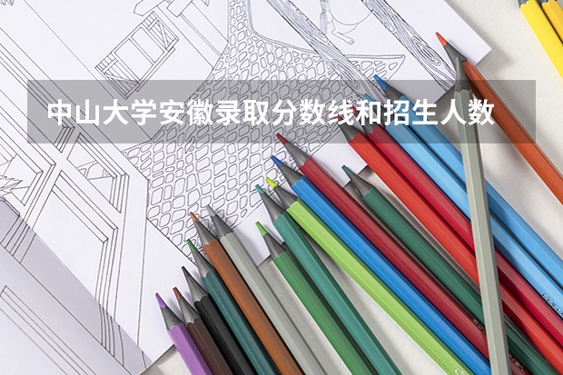 中山大学安徽录取分数线和招生人数