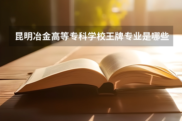 昆明冶金高等专科学校王牌专业是哪些 昆明冶金高等专科学校专业推荐
