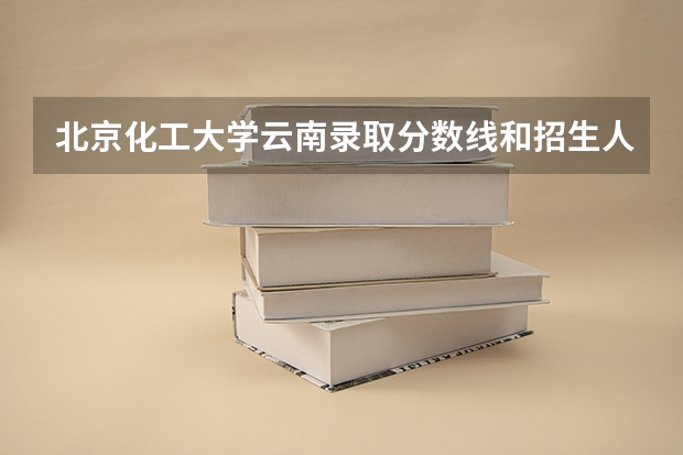 北京化工大学云南录取分数线和招生人数