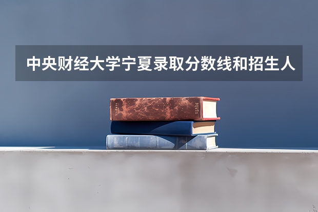 中央财经大学宁夏录取分数线和招生人数