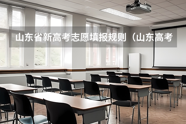 山东省新高考志愿填报规则（山东高考志愿录取规则及方法）