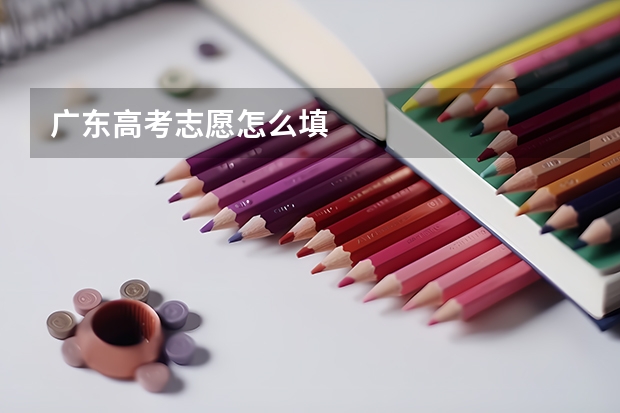 广东高考志愿怎么填