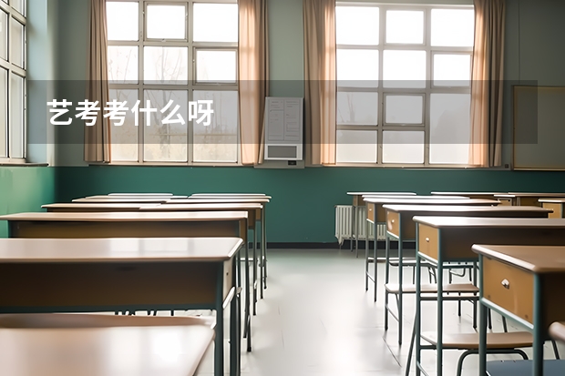 艺考考什么呀