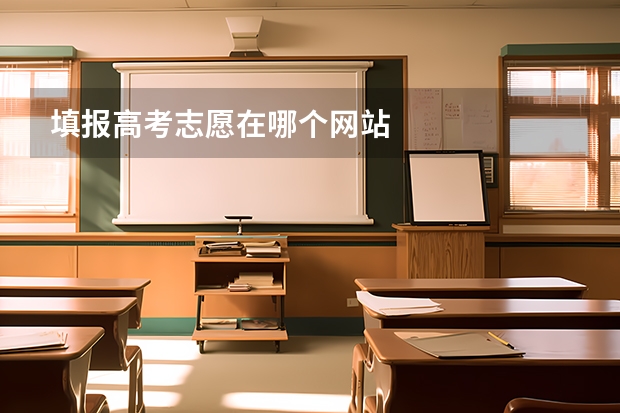 填报高考志愿在哪个网站