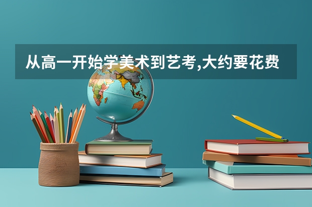 从高一开始学美术到艺考,大约要花费多少钱啊？
