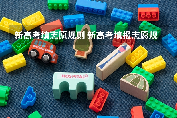 新高考填志愿规则 新高考填报志愿规则