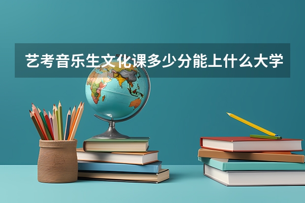 艺考音乐生文化课多少分能上什么大学？