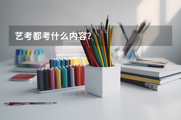 艺考都考什么内容？