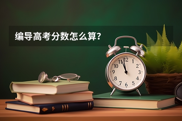 编导高考分数怎么算？