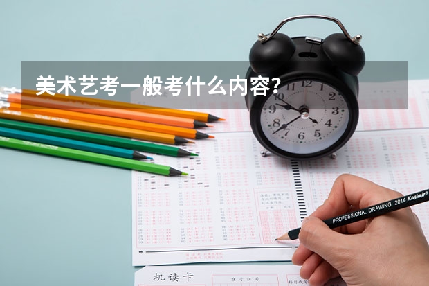 美术艺考一般考什么内容？