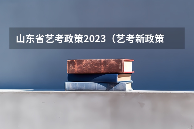 山东省艺考政策2023（艺考新政策解读）