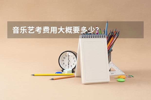 音乐艺考费用大概要多少？