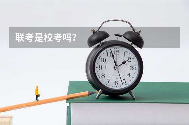 联考是校考吗？