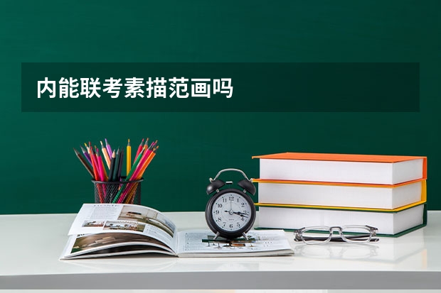 内能联考素描范画吗