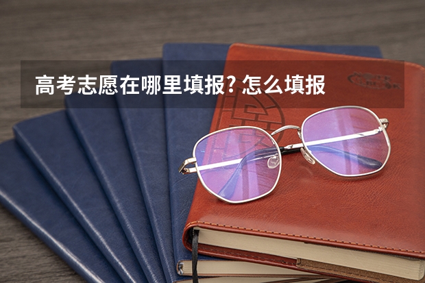高考志愿在哪里填报? 怎么填报